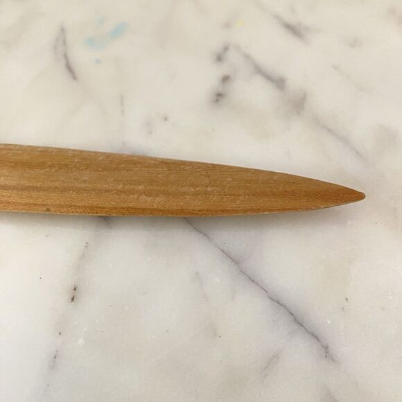 Vintage Intricate Hand Carved Letter Opener Desk Office Gift - Picture 3 of 4